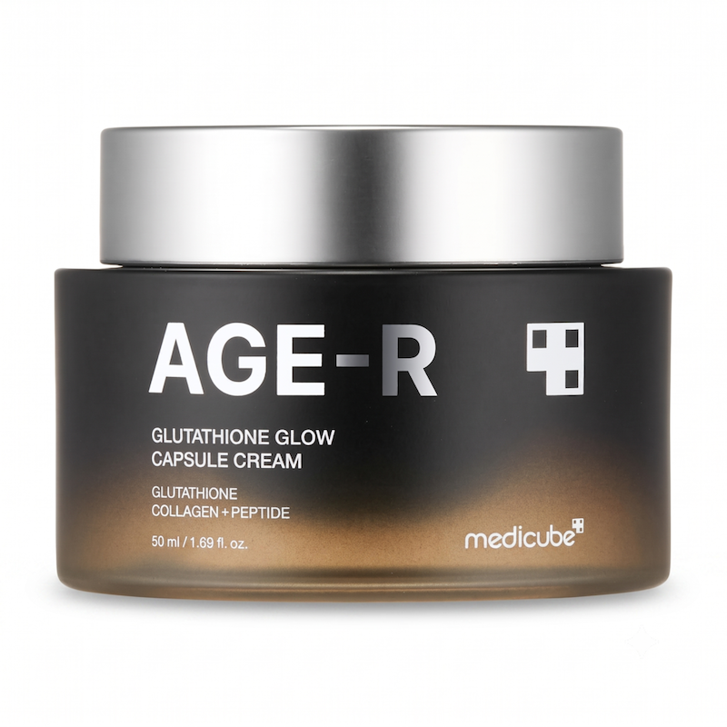 کرم کپسولی جوانساز و روشن کننده گلوتاتیون مدیکیوب medicube age-r glutathione glow capsule cream
