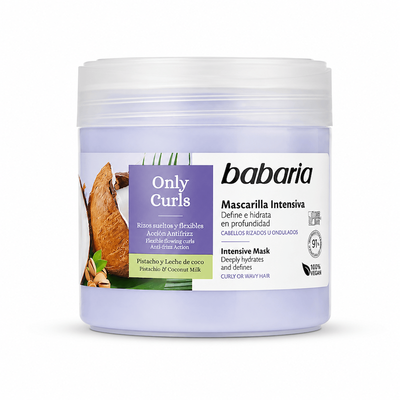 ماسک مخصوص موهای فر باباریا Babaria Only Curls Intensive Mask