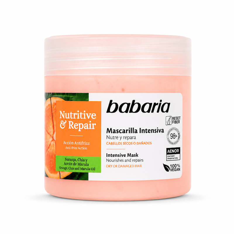 ماسک مو ترمیم‌کننده باباریا Nutritive & Repair Babaria
