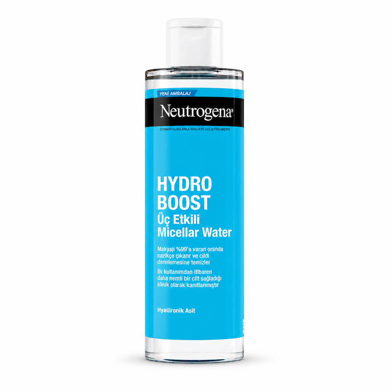 مایع پاک کننده آرایش میسلار واتر هیدرو بوست پوست حساس نوتروژینا Micellar Water Hydro Boost Liquid Sensitive skin makeup remover Neutrogena