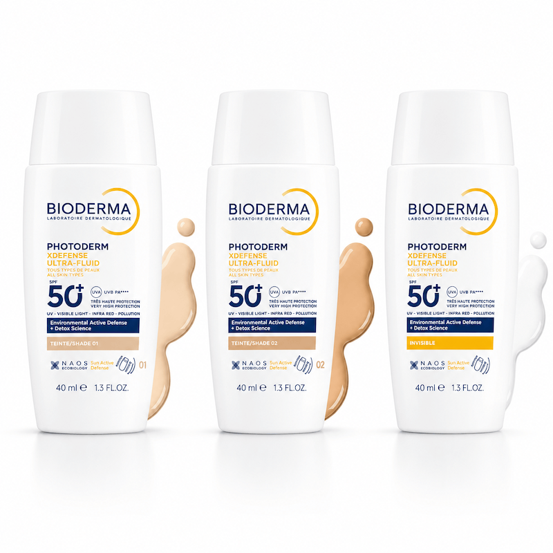 ضد آفتاب اولترا فلوئید بایودرما +BIODERMA PHOTODERM XDEFENCE ULTRA FLUIDE SPF50