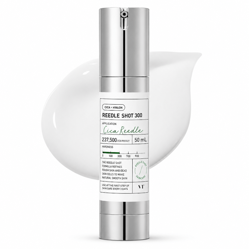 سرم میکرو نیدلینگ بازسازی‌کننده ریدل شات وی تی 300 VT COSMETICS Microneedling CICA Reedle Shot