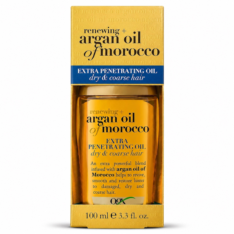 روغن آرگان احیا و ترمیم کننده او جی ایکس موی خشک و زبر OGX ARGAN OIL OF MOROCCO EXTRA OIL DRY & COARSE HAIR
