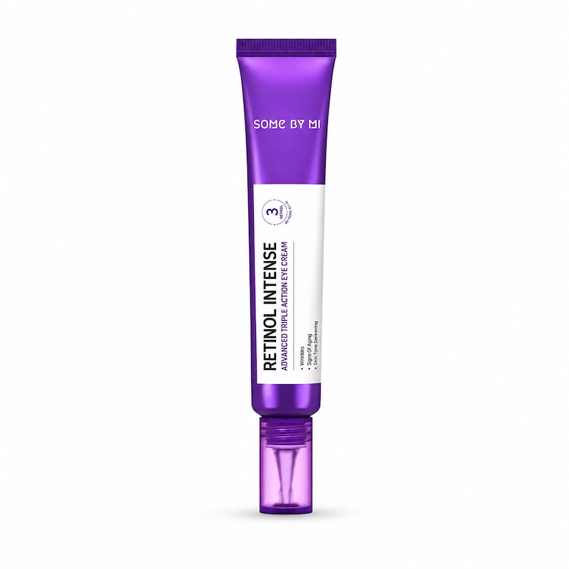 کرم دور چشم ضد چروک رتینول پوست حساس سام بای می Retinol Intense Cream around the eyes Sensitive skin types some by mi
