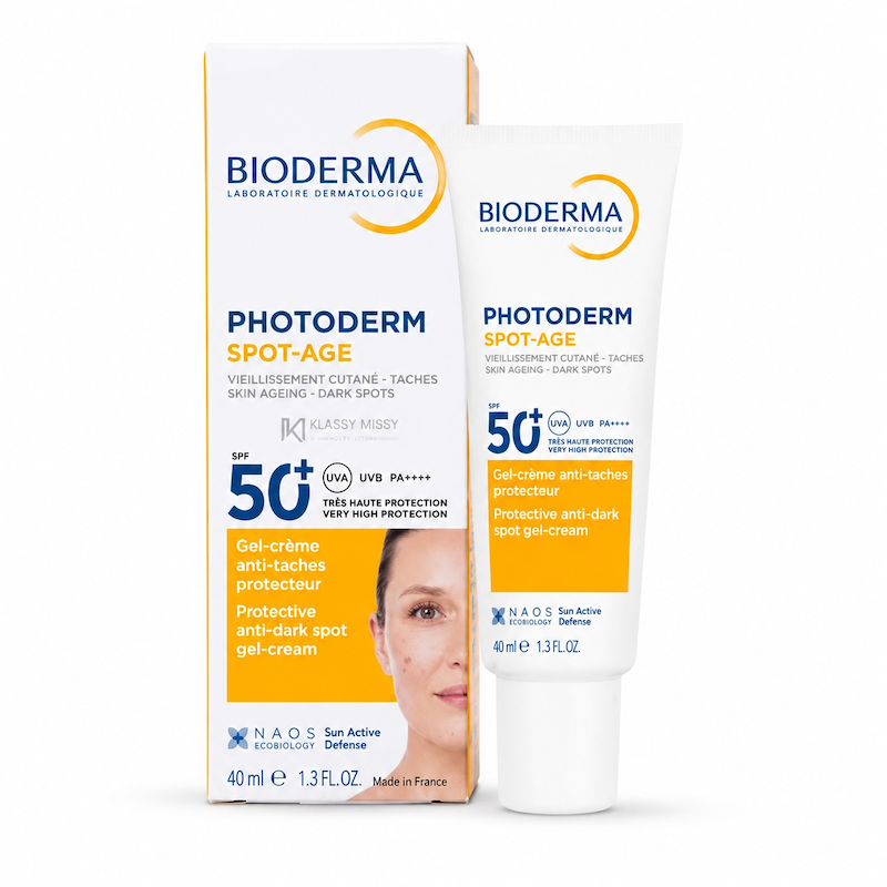 ژل کرم ضدآفتاب ضدلک و ضدچروک اسپات ایج بایودرما Bioderma Photoderm Spot-Age SPF50+ Anti-Dark Spot & Anti-Aging Sunscreen Cream