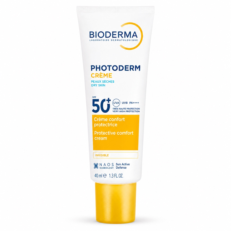 کرم ضدآفتاب بی‌رنگ بایودرما فوتودرم Bioderma Photoderm Cream SPF50+ Invisible Sunscreen