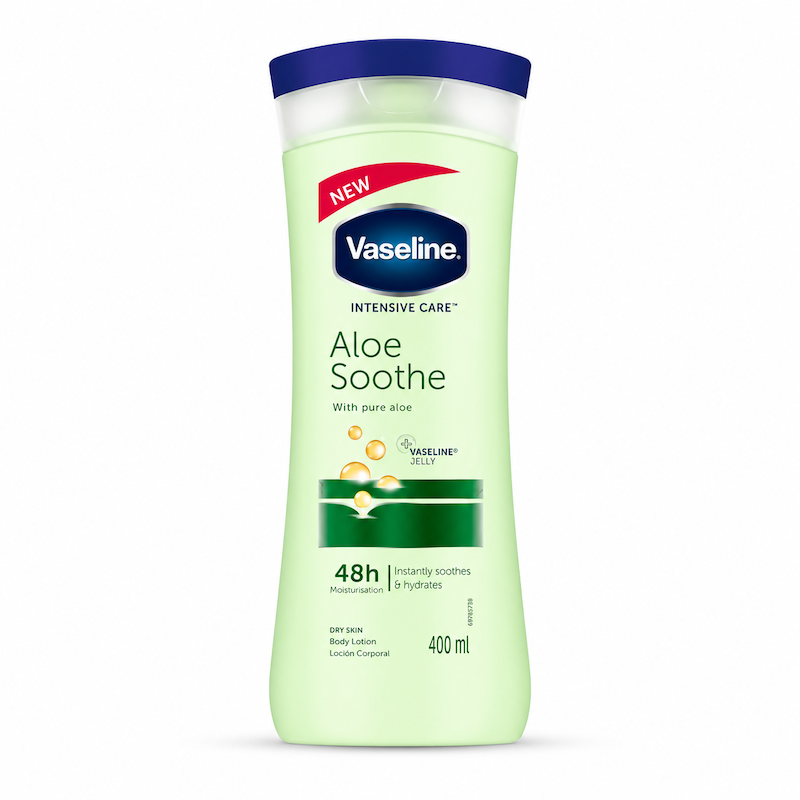 لوسیون بدن آبرسان وازلین Aloe Sooth body lotion Vaseline