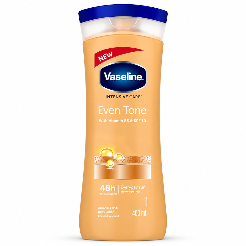 لوسیون بدن روشن کننده وازلین Vaseline Healthy Bright SPF10 Even Tone Body Lotion