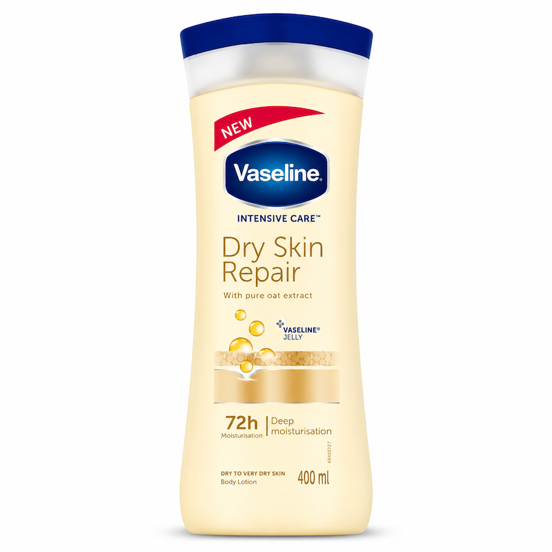 لوسیون بدن دری اسکین ریپیر وازلین Dry Skin Repair Body Lotion Vaseline