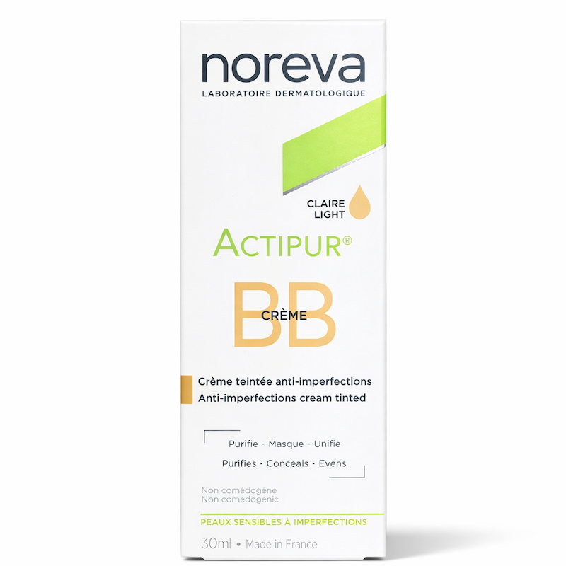 بی بی کرم اکتیپور نوروا Noreva Actipur BB Cream رنگ روشن (Light)