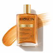 اسپری روغنی شاین صورت و بدن و مو بیوکسین Bioxcin Gold On Skin