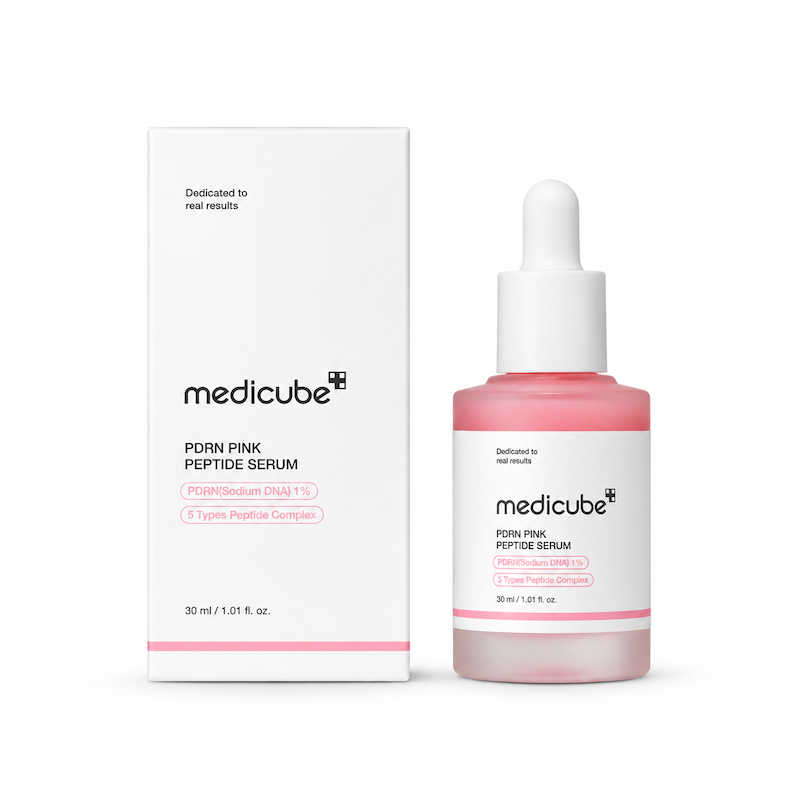 سرم صورتی پپتاید و PDRN مدی کیوب/مدیکیوب MEDICUBE PDRN PINK PEPTIDE SERUM