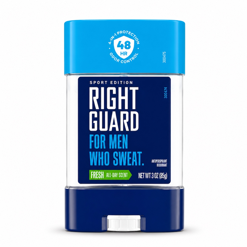 استیک ضد تعریق ژله ای فرش 48 ساعته مردانه رایت گارد Fresh gel 48 hour stick deodorant Men right guard