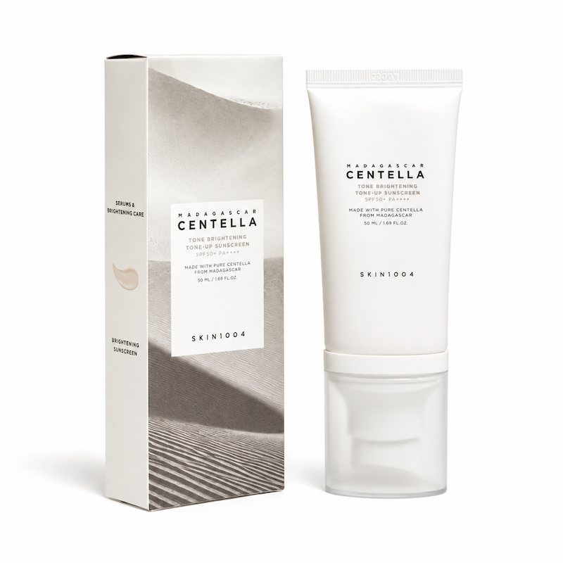 کرم ضدآفتاب ضدلک و روشن کننده تون آپ سنتلا اسکین 1004 CENTELLA TONE BRIGHTENING TONE-UP SUN CREAM