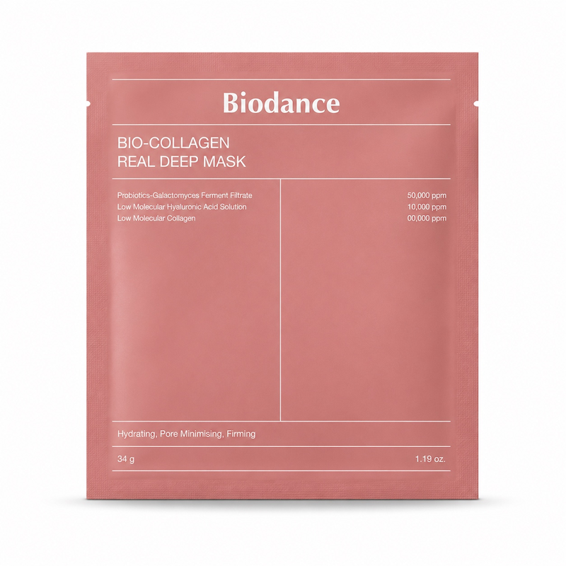ماسک صورت بایو کلاژن بایودنس Biodance bio collagen real deep mask