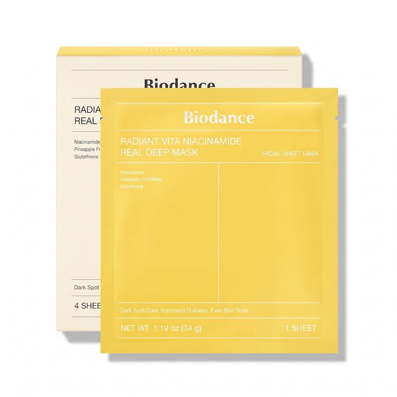 ماسک صورت ردیانت ویتا نیاسینامید بایودنس Radiant Vita Niacinamide facial mask Biodance