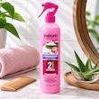 اسپری نرم کننده دو فاز آلوئه ورا باباریا two phase AloeVera conditioner spray Babaria