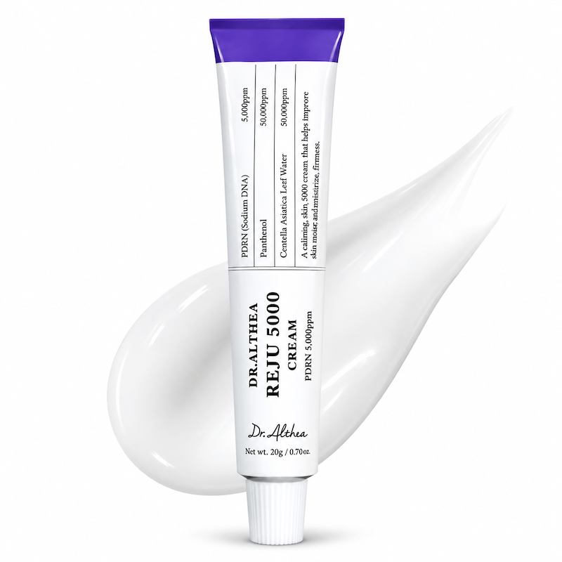 کرم ترمیم کننده پوست پی دی آر ان رجو 5000 انواع پوست دکتر آلتیا PDRN Reju 5000 Cream all skin types Repair Dr Althea