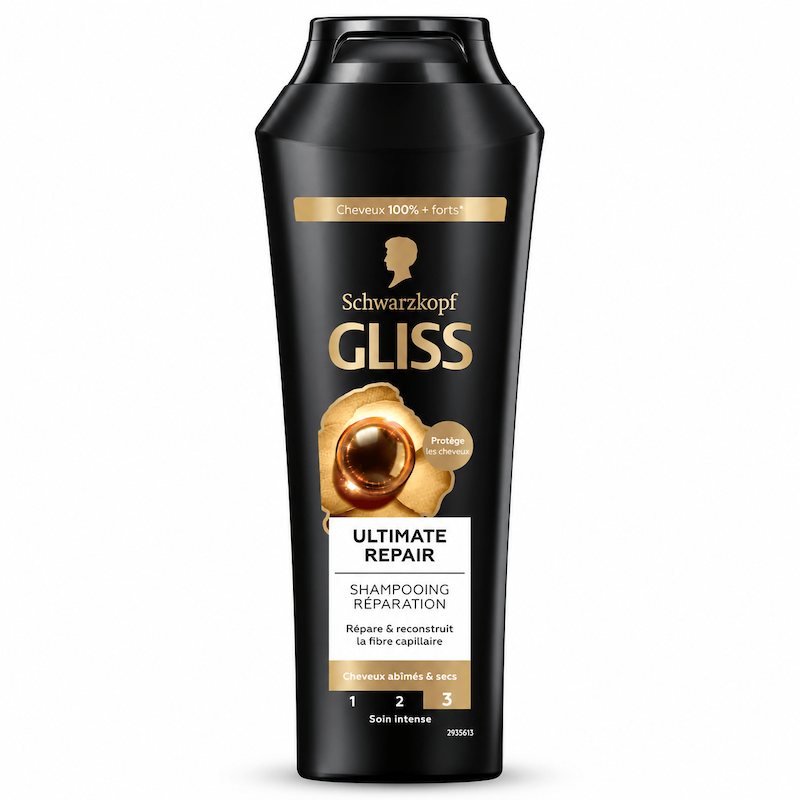 شامپو مو تقویت کننده اولتیمیت ریپیر گلیس شوارتزکف ultimate repair strengthener shampoo Schwarzkopf