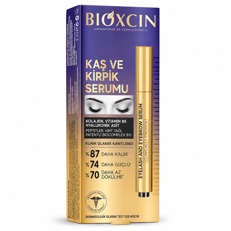 تقویت مژه و ابرو کلینیکالی پروون بیوکسین Cilinically Proven Lash & Eyebrow Treatment & Strengthening Bioxcin