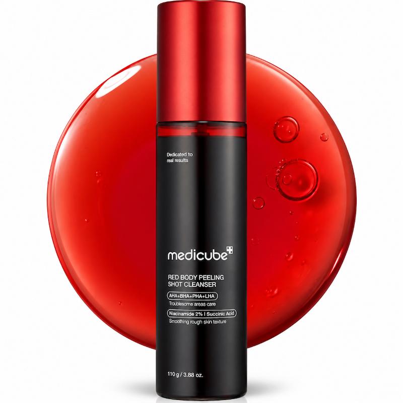 اسپری لایه بردار و ضدجوش بدن مدی کیوب/مدیکیوب Medicube Red Body Peeling Shot Cleanser
