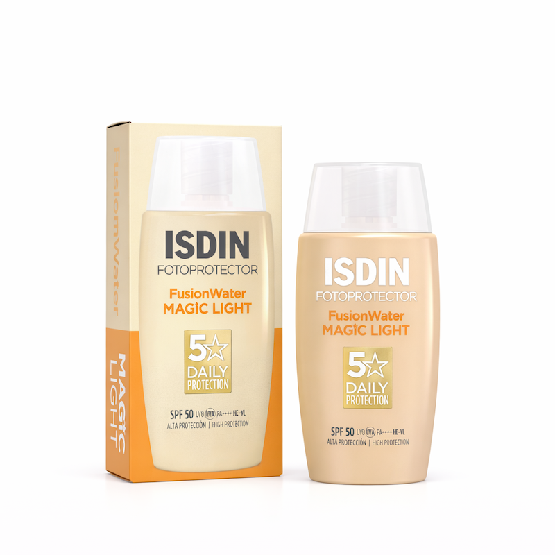 ضدآفتاب مایع رنگی ایزدین ISDIN رنگ روشن