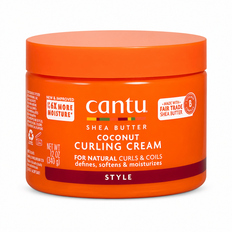 کرم فر کننده مو کانتو Cantu coconut curling