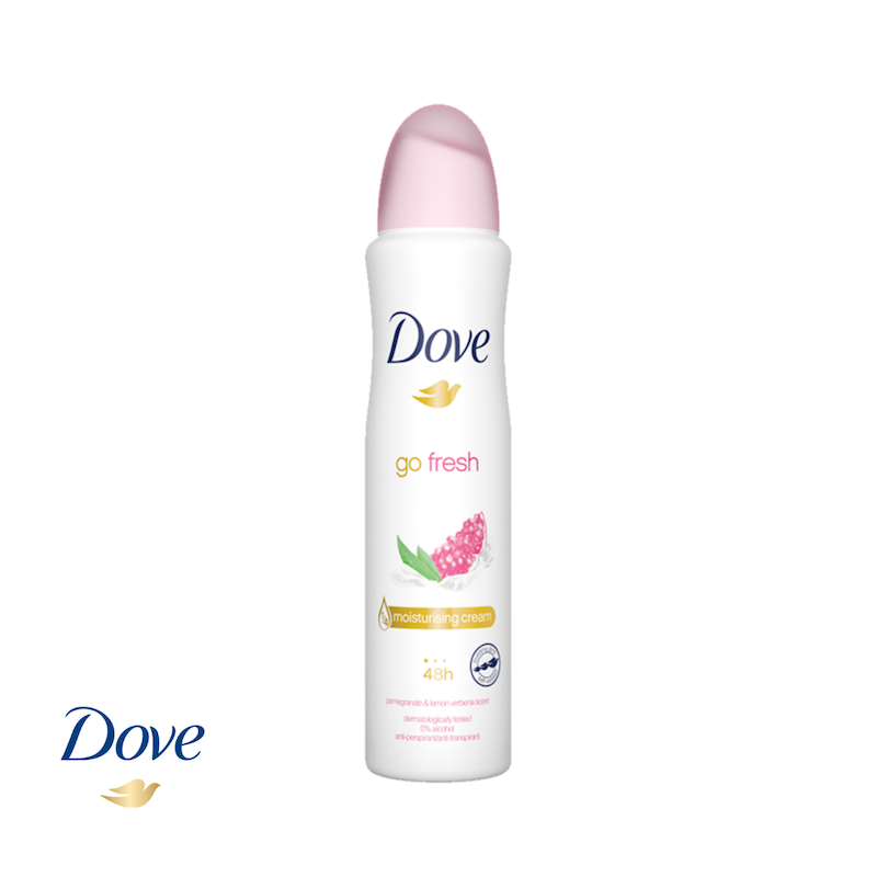 اسپری ضد تعریق داو Dove ۴۸ ساعته مدل انار go fresh Pomegranate