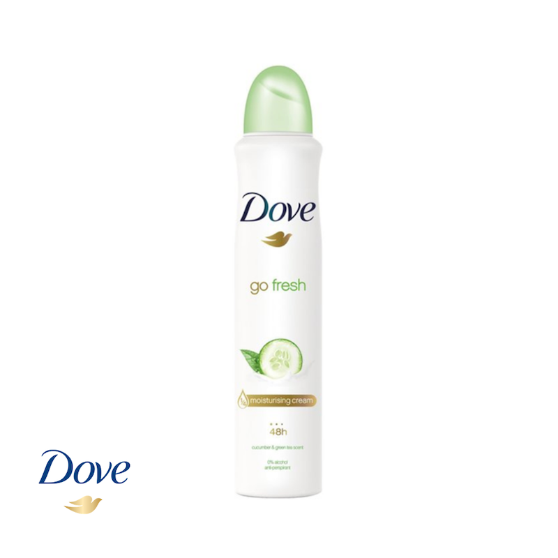 اسپری ضد تعریق داو Dove ۴۸ ساعته مدل Go Fresh Cucumber