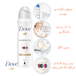 اسپری ضد تعریق داو Dove ۴۸ ساعته مدل Invisible Dry