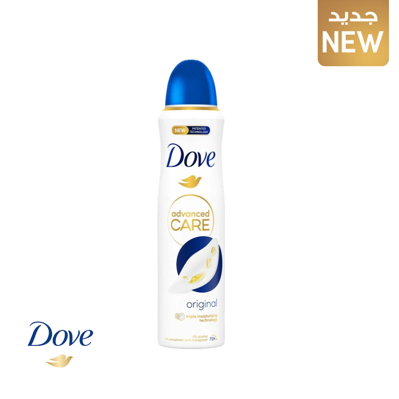 اسپری ضد تعریق داو Dove ۷۲ ساعته مدل Advanced Care Original