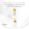 اسپری ضد تعریق داو Dove ۷۲ ساعته مدل Advanced Care Passion Fruit