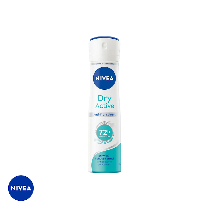 اسپری ضد تعریق نیوا Nivea مدل Dry Active 72h