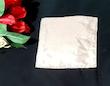 .  رومیزی مخمل سوخته کاری ترکیبی ، قاب مخمل سوخته کاری ۱۸ در ۱۸ طرح بهشت ۸  