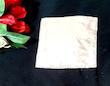   رومیزی مخمل سوخته کاری ترکیبی ، قاب مخمل سوخته کاری ۱۸ در ۱۸ طرح بهشت ۱۷