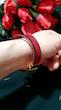 دستبند چرم طبیعی گاوی مدل merzeng15