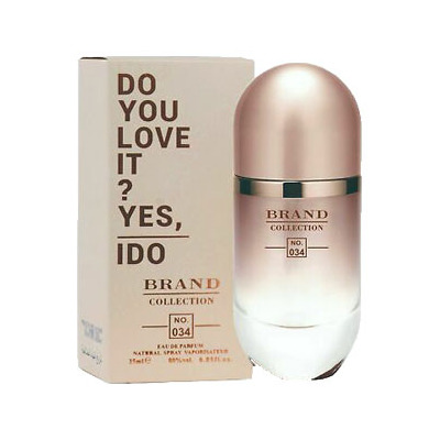 عطر ادکلن زنانه کارولینا هررا وی آی پی 212 رز برند کالکشن مدل 034 (Carolina Herrera 212 VIP Rose) حجم 25 میل