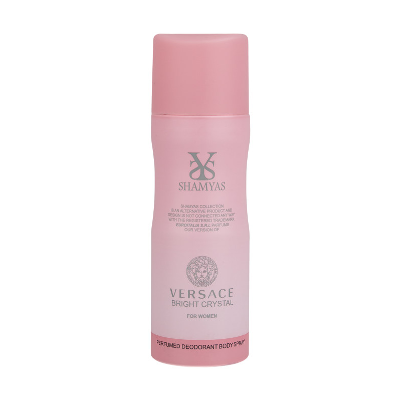 اسپری خوش بو کننده بدن زنانه شمیاس مدل ورساچه برایت کریستال Versace حجم 200 میلی لیتر
