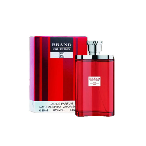 عطر ادکلن مردانه دانهیل دیزایر قرمز برند کالکشن مدل 053 (Dunhill Desire Red) حجم 25 میل 