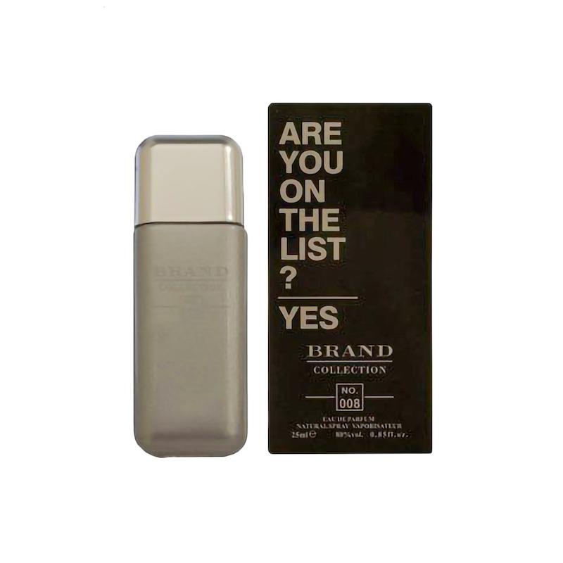 عطر ادکلن مردانه کارولینا هررا سی اچ 212 وی آی پی برند کالکشن کد 008 (Carolina Herrera vip 212) حجم 25 میل 