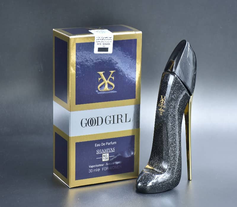 ادوپرفیوم عطر ادکلن زنانه شمیاس SHAMYAS مدل گود گرل (Good Girl) حجم 25 میل فروشگاه شاین استور