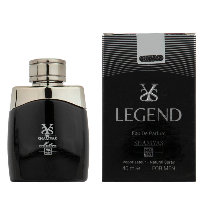 ادوپرفیوم عطر ادکلن مردانه شمیاس SHAMYAS مدل مونت بلنک لجند (Mont Blanc Legend) حجم 25 میل