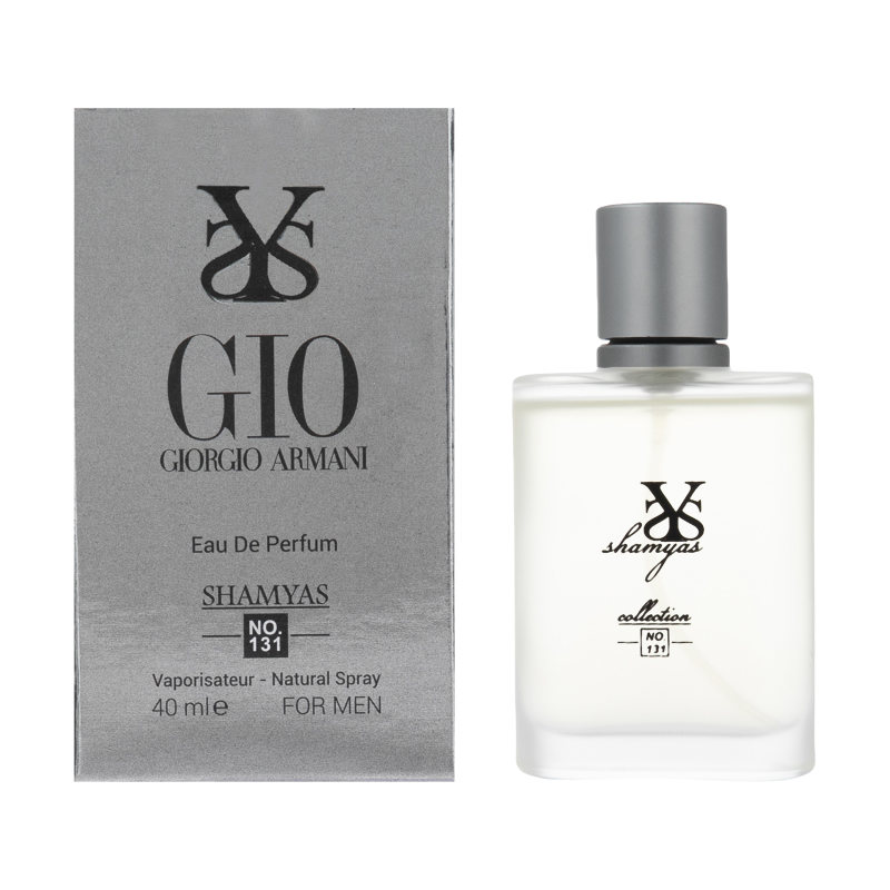 ادوپرفیوم عطر ادکلن مردانه شمیاس SHAMYAS مدل جوجیو آرمانی آکوا دی جیو (Giorgio Armani Acqua di Gio) حجم 30 میل