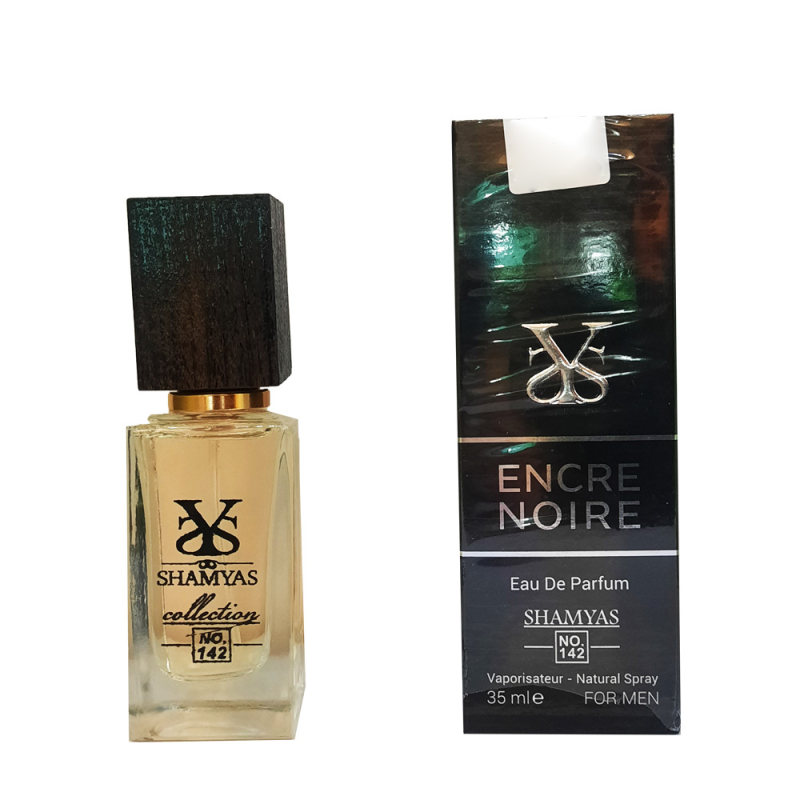 ادوپرفیوم عطر ادکلن مردانه شمیاس SHAMYAS مدل لالیک انسر نویر (Lalique Encre Noire) حجم 35 میل