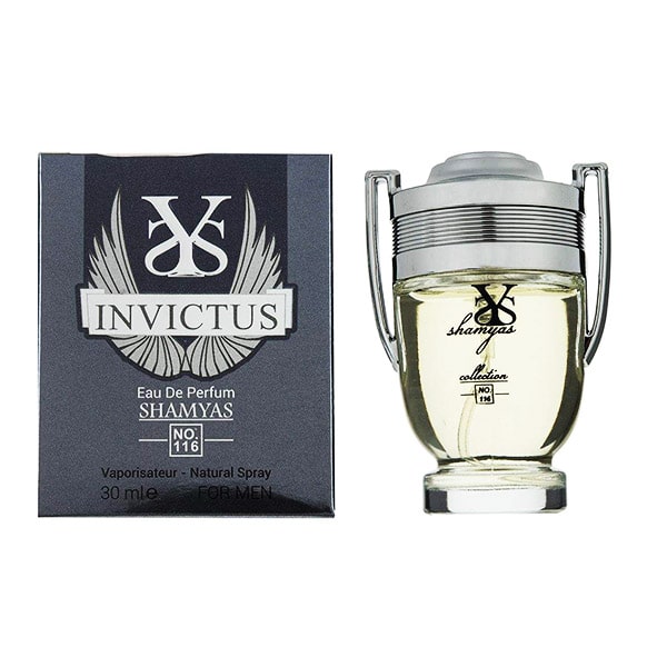 ادوپرفیوم عطر ادکلن مردانه شمیاس SHAMYAS اینوکتوس (Invictus) حجم 25 میل