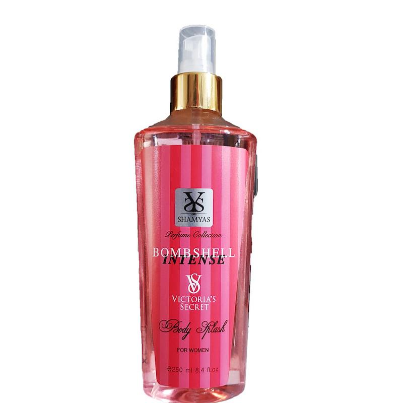  بادی اسپلش زنانه شمیاس SHAMYAS ویکتوریا سکرت بامبشل اینتنس Bombshell Intense حجم 250 میل 