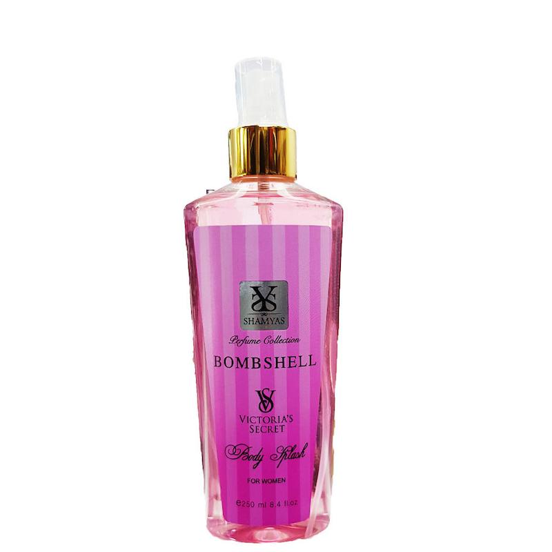  بادی اسپلش زنانه شمیاس SHAMYAS مدل بامب شل ویکتوریا سکرت Victoria Secret Bombshell حجم 250 میل 