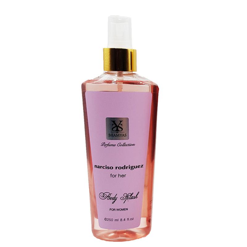 بادی اسپلش زنانه شمیاس SHAMYAS مدل نارسیس رودریگز (Narciso Rodriguez) حجم 250 میل
