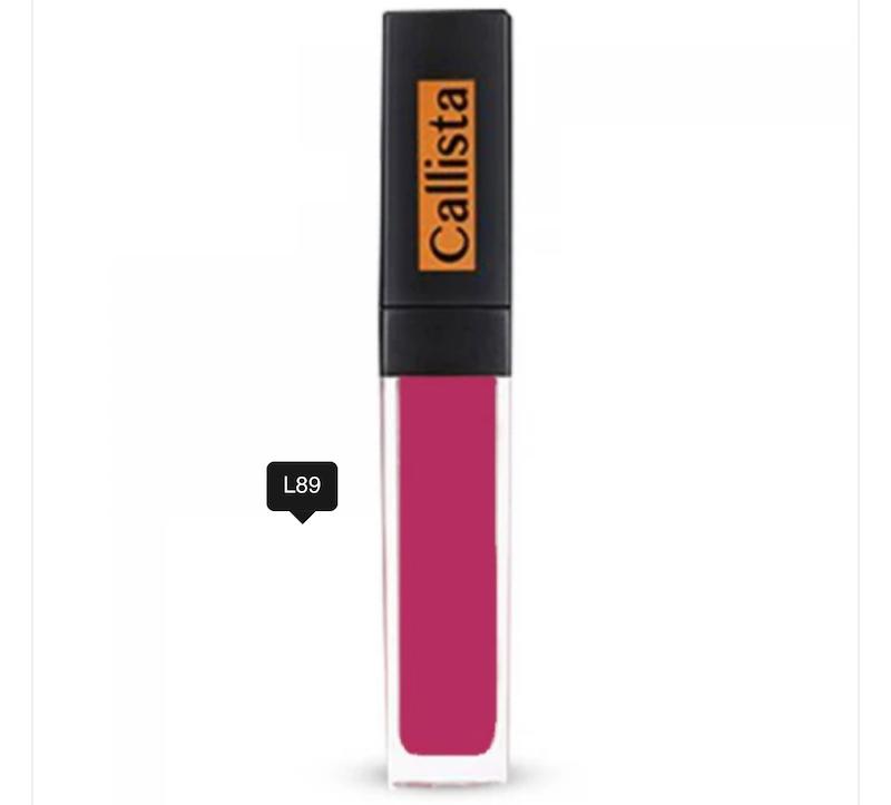 رژ لب مایع مات کالیستا Callista Stain Matt Lip Gloss شماره L89