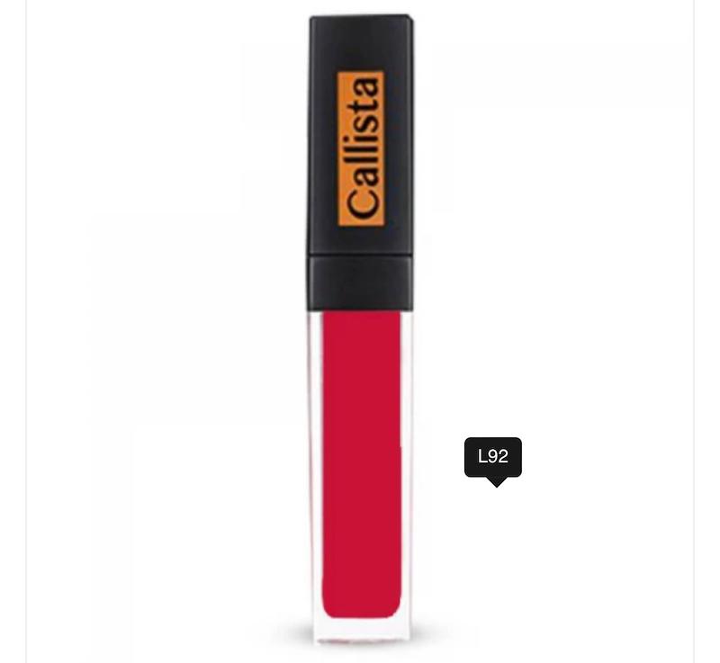 رژ لب مایع مات کالیستا Callista Stain Matt Lip Gloss شماره L92